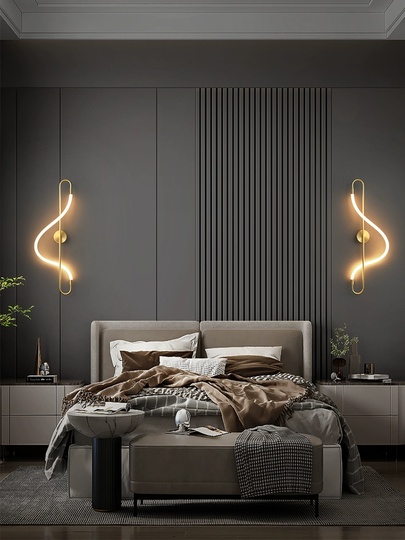 Настенный светильник NATERA, Бра, 30*100, медь, металл, LED.