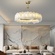 Светильник подвесной медный Altreva, медь, мрамор, 80*25 см, LED