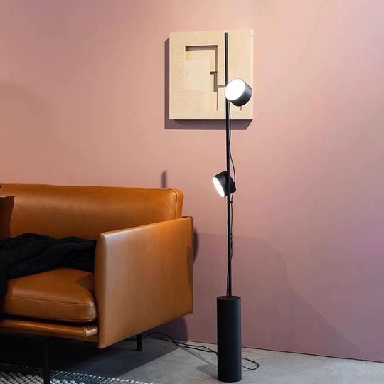 Торшер черный Elypta, 22*136 см, LED, металл, 7 Вт