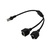 Сетевой адаптер RJ45 AM - 2RJ45 AF ( 0.3 м)