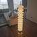 Торшер серебро Aelorith, 40*155 см, LED, металл, 36 Вт