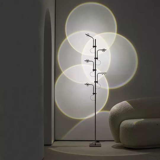 Торшер хром Elixara, 20*20*180 см, LED, металл, 14 Вт