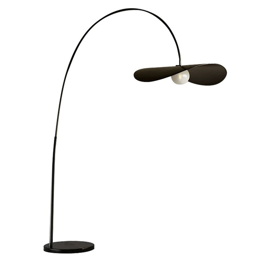Торшер черный Elonix, 40*40*180 см, LED, Е27, металл, 14 Вт