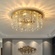 Люстра подвесная, золотой, кристалл, SPARKLING 60*17, металл, E14.
