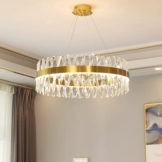 Люстра подвесная, медный, стекло, ROYAL 80*25, металл, LED.