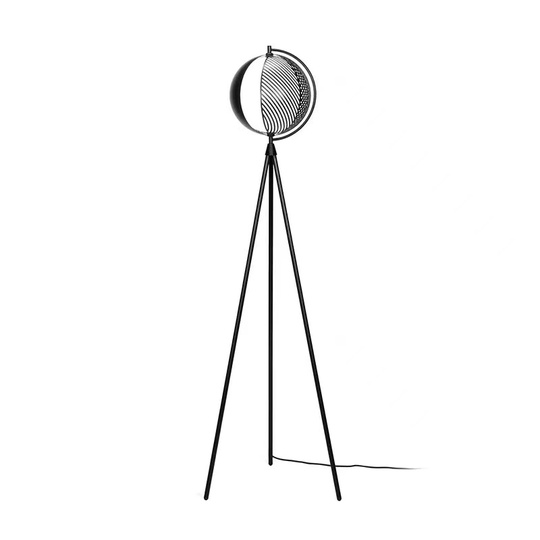 Торшер черный Lumus, 50*155 см, светодиодный, Е27, металл, 10 Вт