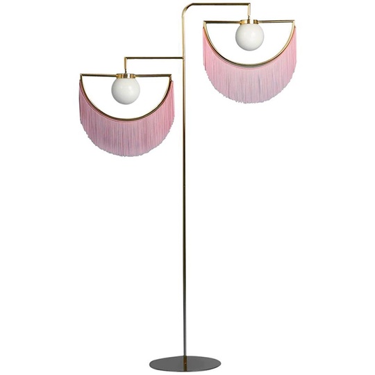 Торшер бронза Variablesa, 165*88 см, LED, G9*2, металл, 10 Вт
