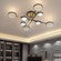 Люстра черная Elystrum, металл, 126*26 см, светодиодная, LED