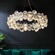 Люстра серебряная Evrynt, металл, 80*20 см, светодиодная, E14