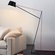 Торшер черный Elixora, 170*210 см, LED, E27, металл, 24 Вт
