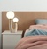 Настольная лампа NOVA 28*48, розовый, смола