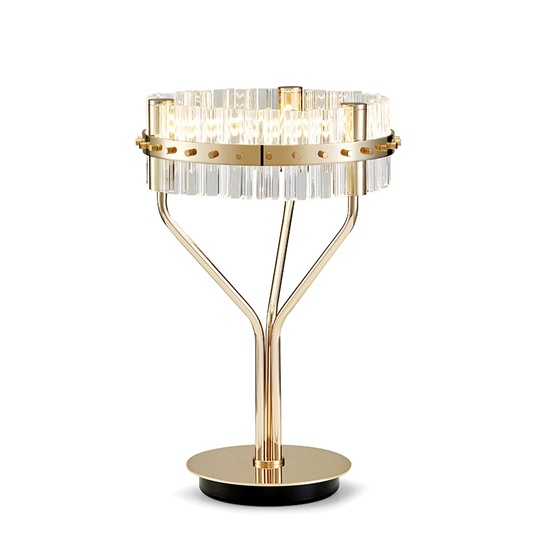 Настольная лампа SINDI 35*50, золотой, металл, LED.