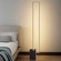 Торшер черный Aloryn, 20*140 см, LED, металл, 48 Вт