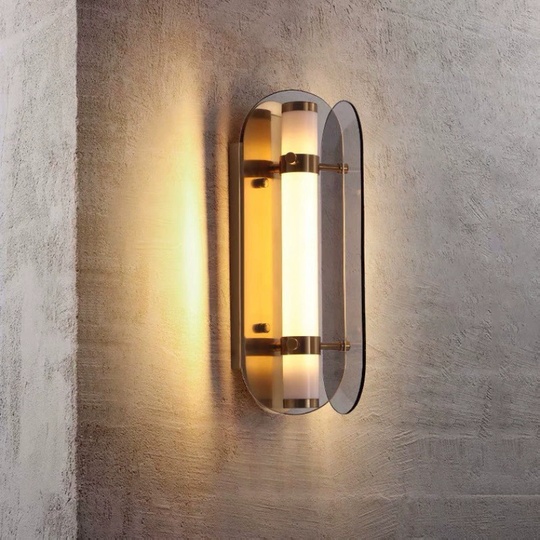 Настенный светильник ABBY, Бра 15*35, бронза, металл, LED.