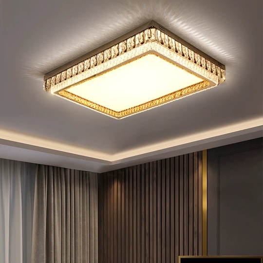Потолочный светильник, золото, кристалл, LINKA 110*80 металл, LED.
