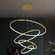 Люстра подвесная, медь, ПММА, OTTO 40*60*80*100 металл, LED.