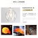 Дизайнерский светильник белый Oxilume, 20*66 см, лампа накаливания, led, алюминий, стекло