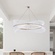 Люстра подвесная, медь, ПММА, HERVEY 120*24, металл, LED