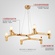 Дизайнерский светильник белый Emberlux, 80*15 см, led, e14, железо, плексиглас