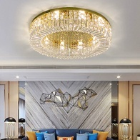 Люстра подвесная, золотой, кристалл, SOPHISTICATED 60*18, металл, LED.