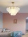 Люстра подвесная, медный, ПММА, LUXURIOUS 86*60, металл, E14.