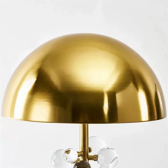 Торшер белый, золото Luxe, 45*45*158 см, светодиодный, Е27, мрамор, 15 Вт