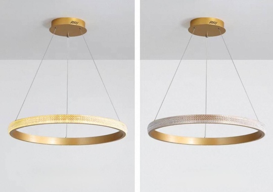 Люстра подвесная, медь, ПММА, NATA 60*100 металл, LED.