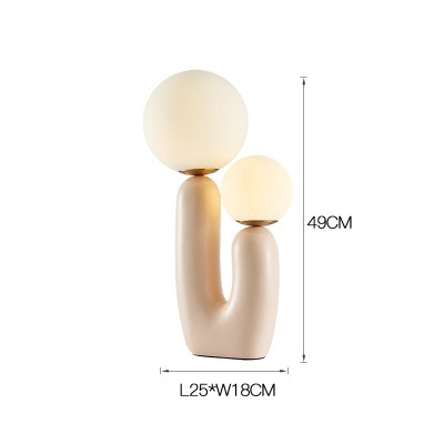 Настольная лампа DOUBLE LIGHT, розовый