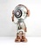 Торшер хром, красное золото Cosmonaut, 78*61*160 см, LED, 5 Вт, смола, стекловолокно