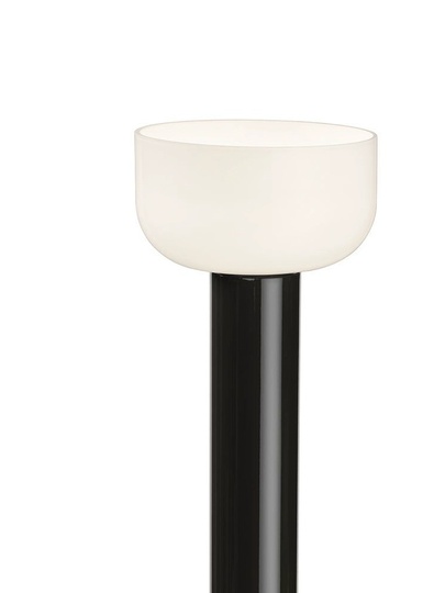 Торшер черный Elevith, 25*178 см, LED, мрамор металл, 10 Вт
