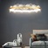 Люстра подвесная, золото, ПММА, SYLVIA 60*16, металл, LED.