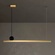 Люстра медная Luma, металл, 88*130 см, светодиодная, LED