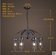 Дизайнерские светильник белый Aelvino, 70*61 см, led, e14, железо, стекло