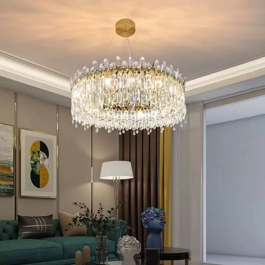 Люстра подвесная, бронза, кристалл, MELISSA 50*31 металл, E14.