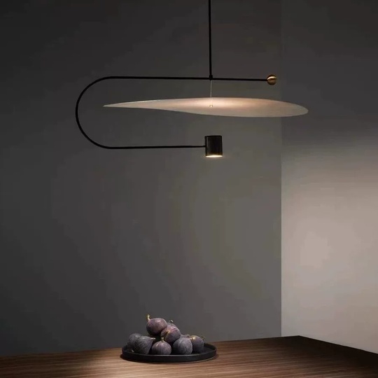 Светильник подвесной, черный, Orvexa, металл, 90*38 см, LED