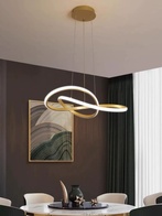 Люстра подвесная, золото, ПММА, JOSEPH GOLD 50*120, металл, LED