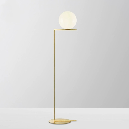 Торшер золото Lumina, 30*30, 155 см, светодиодный, Е27, металл, 15 Вт