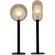Торшер черный Aelura, 50*140 см, LED, E14, металл, 40 Вт