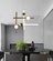 Люстра золотая Elyxi, металл, 120*90 см, светодиодная, LED