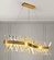 Люстра подвесная, медный, стекло, STYLISH 100*35, металл, LED.