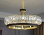 Люстра подвесная BILGEHAN 50*35 золото, кристалл, металл, LED.