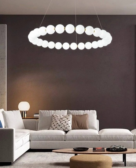 Светильник подвесной медный Uvloxi, медь, 62*10 см, светодиодная, LED