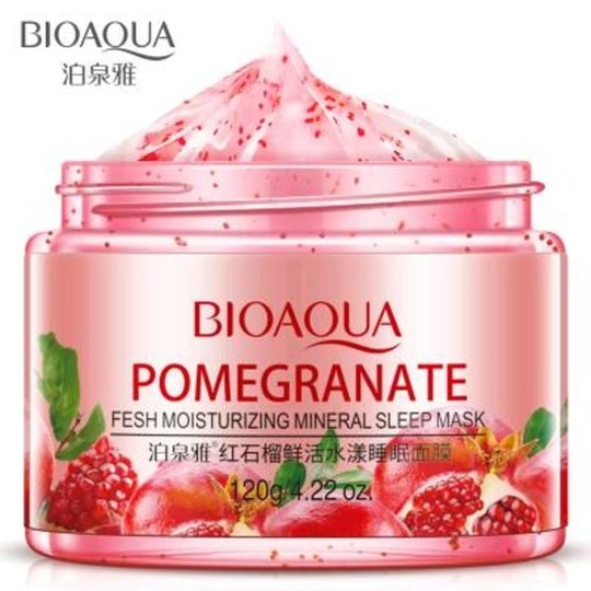 Ночная маска с экстрактом граната и гиалуроновой кислотой Bioaqua