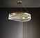 Люстра подвесная, медь, кристалл, GUNHAN 80*25, металл, LED.