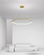 Люстра подвесная, медь, ПММА, OREO 120*120 металл, LED.