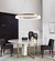 Люстра подвесная, медь, ПММА, ABDON 60*8, металл, LED