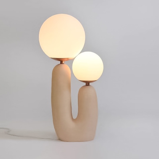 Настольная лампа DOUBLE LIGHT, розовый
