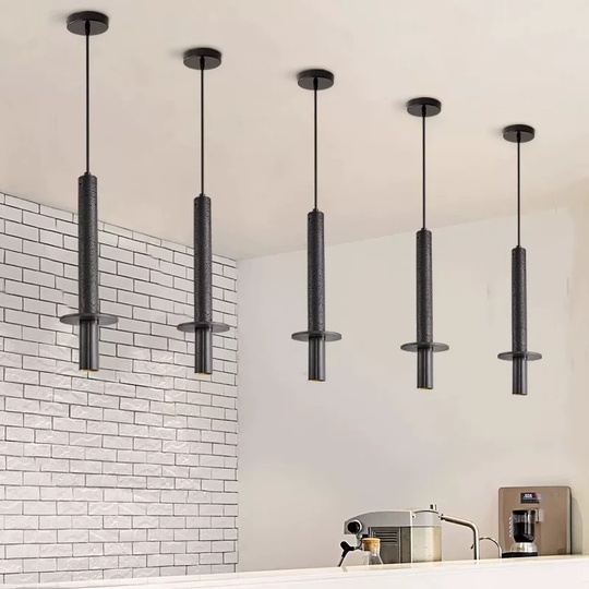 Дизайнерский подвесной светильник Cylinder Black