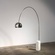 Торшер хром ARCO, 170*210 см, e27, металл, современный, хром