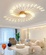 Люстра золотая Alventra, металл, 80*7 см, светодиодная, LED